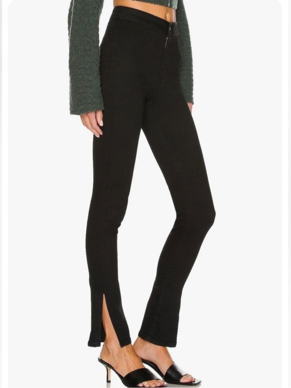 Free People NWT We Riley Slit Skinny Jeans Sz 24